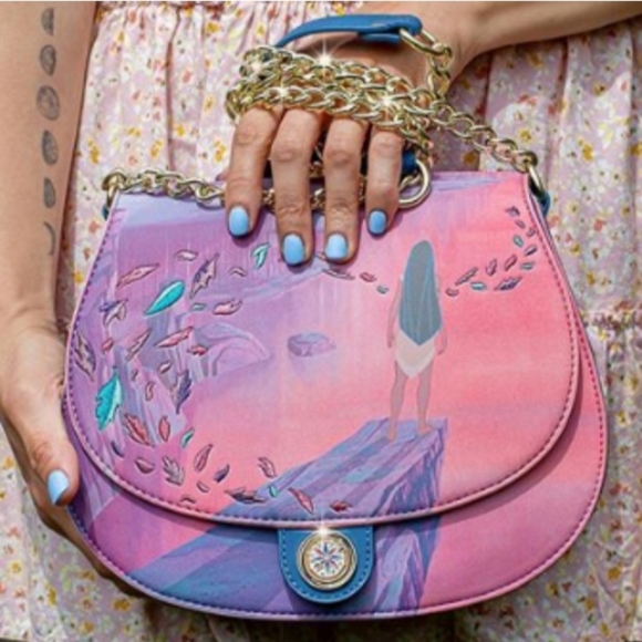Loungefly Handbags - Loungefly Disney Pocahontas Colors of the Wind Crossbody Purse
